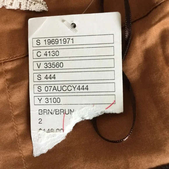 NWT Anthropologie "Macchiato Jumper Dress" by Zehavale, Corduroy, Lace, Sz 2 - Picture 14 of 15